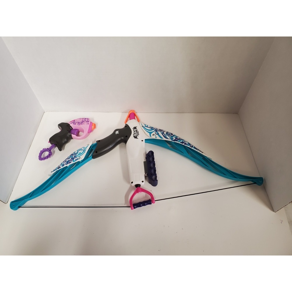 Nerf Rebelle Heartbreaker Bow Dart Shooter Indoor Archery Shoots 75 ft